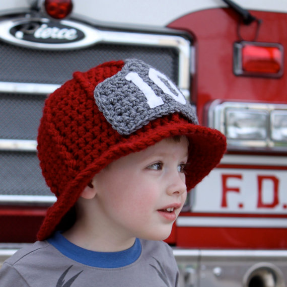 The Firefighter Helmet Pattern is up for grabs today in the giveaway