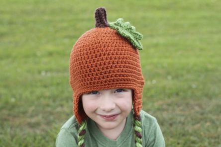 Free Crochet Pumpkin Hat Pattern from Micah Makes
